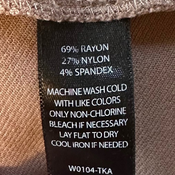 Betabrand Khaki Tan Flare Yoga Dress Work Pants Large Petite - Picture 5 of 6